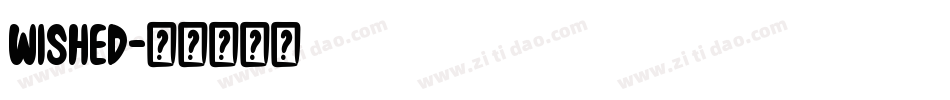 Wished字体转换