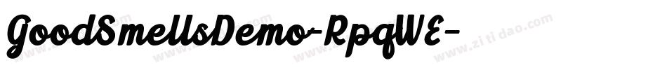 GoodSmellsDemo-RpqWE字体转换
