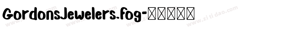 GordonsJewelers.fog字体转换