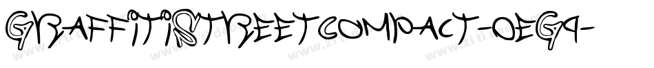GraffitiStreetCompact-0eG9字体转换