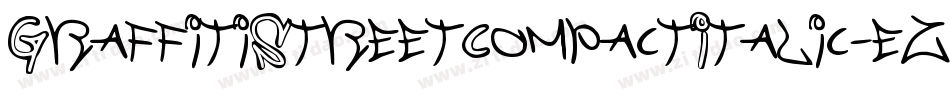 GraffitiStreetCompactItalic-ez5m字体转换 GraffitiStreetCompactItalic-ez5m字体转换