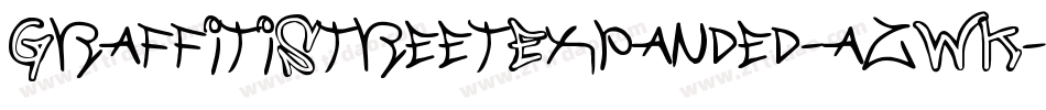 GraffitiStreetExpanded-azWK字体转换 GraffitiStreetExpanded-azWK字体转换