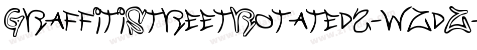 GraffitiStreetRotated2-wzdZ字体转换 GraffitiStreetRotated2-wzdZ字体转换