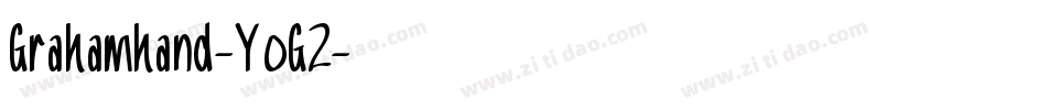 Grahamhand-YoG2字体转换