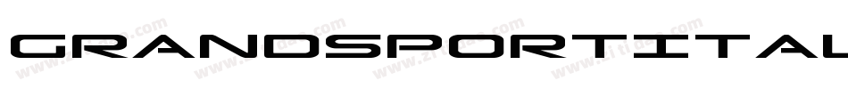 GrandSportItalic-63Av字体转换