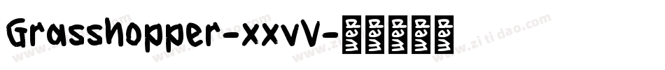 Grasshopper-xxvV字体转换