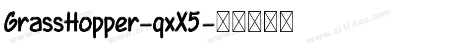 GrassHopper-qxX5字体转换