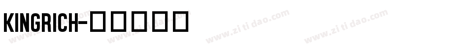 kingrich字体转换