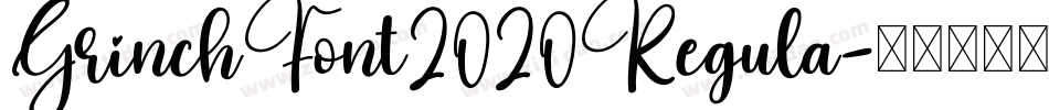 GrinchFont2020Regula字体转换