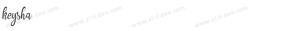 keysha字体转换