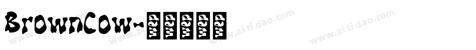 BrownCow字体转换