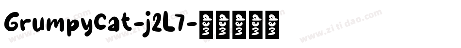 GrumpyCat-j2L7字体转换