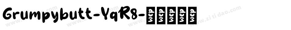 Grumpybutt-YqR8字体转换