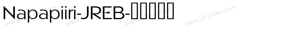 Napapiiri-JREB字体转换