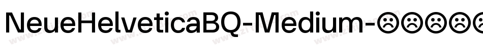 NeueHelveticaBQ-Medium字体转换
