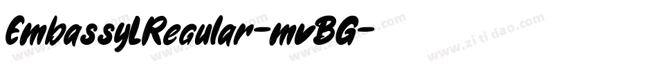 EmbassyLRegular-mvBG字体转换