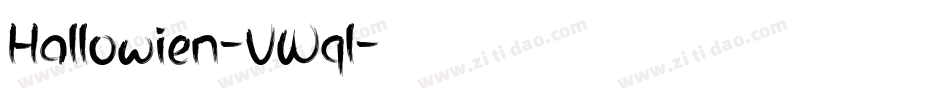 Hallowien-VWql字体转换