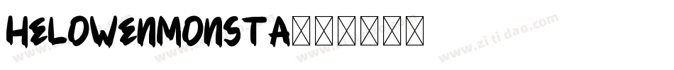 HELOWENMONSTA字体转换