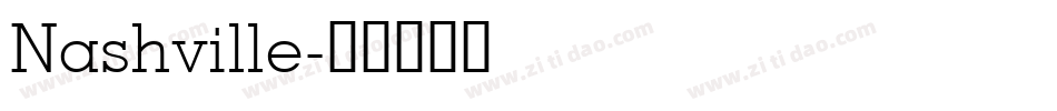 Nashville字体转换