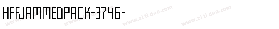 HffJammedPack-3746字体转换