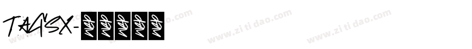 TAGSX字体转换