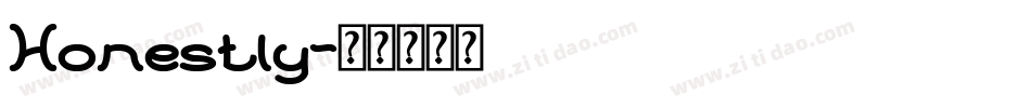 Honestly字体转换