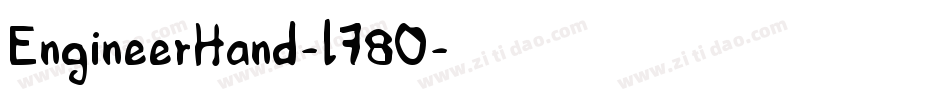 EngineerHand-l780字体转换
