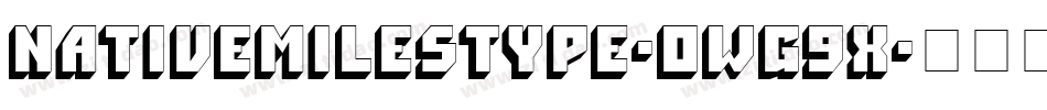 Nativemilestype-0Wg9X字体转换