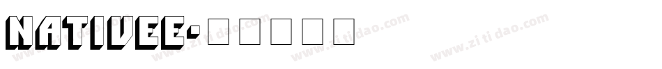 nativee字体转换