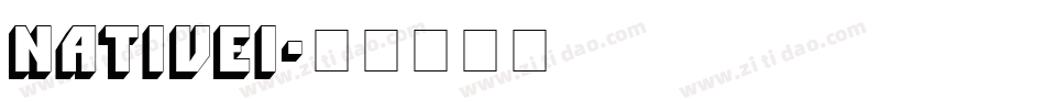 nativei字体转换