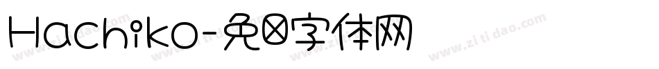 Hachiko字体转换