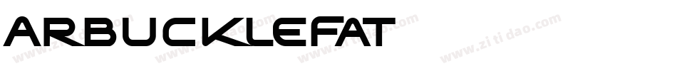 ArbuckleFat字体转换