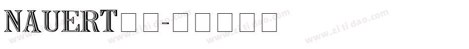 NAUERT__字体转换
