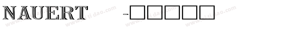 NAUERT__字体转换