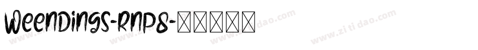 WeenDings-rnP8字体转换