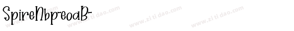 SpireNbp-eoaB字体转换