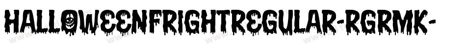 HalloweenfrightRegular-rgrMK字体转换
