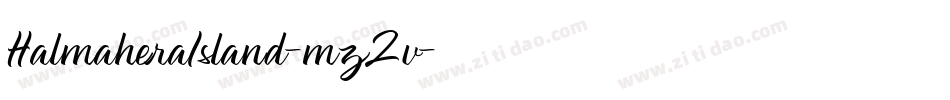 HalmaheraIsland-mz2v字体转换