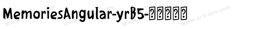 MemoriesAngular-yrB5字体转换