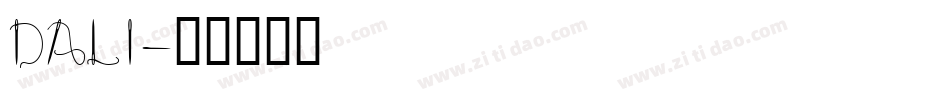 dali字体转换