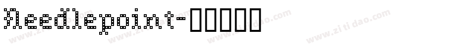 Needlepoint字体转换