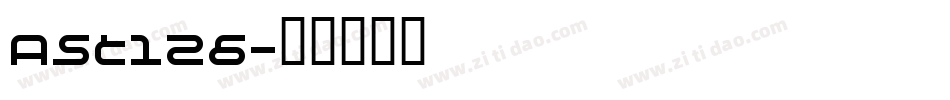 Ast126字体转换