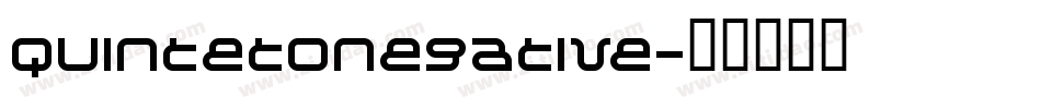 QuintetoNegative字体转换