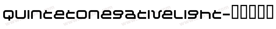 QuintetoNegativeLight字体转换