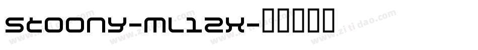 Stoony-mL12x字体转换