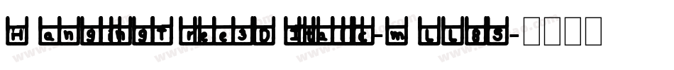 HangingTree3DItalic-mLL85字体转换