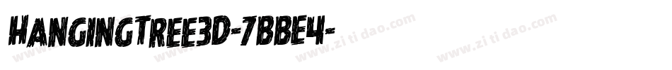 HangingTree3D-7BBE4字体转换