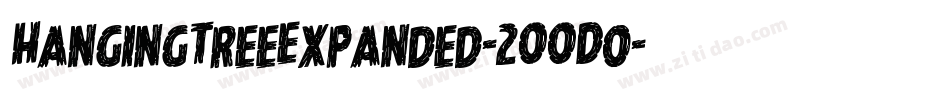 HangingTreeExpanded-2OODo字体转换