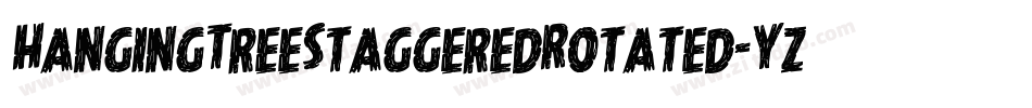 HangingTreeStaggeredRotated-YzzP2字体转换