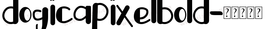 dogicapixelbold字体转换